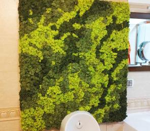Marble moss mix for the bathroom