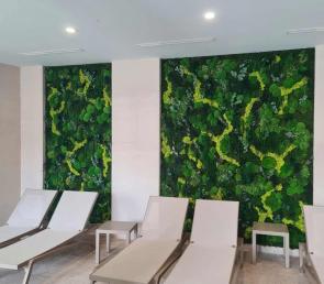 Green walls in SPA complex Samelyon